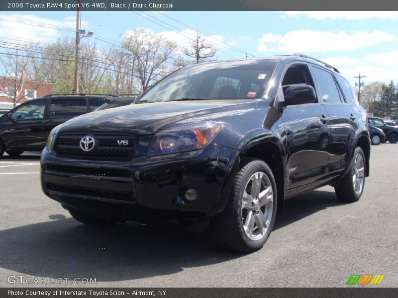 Black / Dark Charcoal 2008 Toyota RAV4 Sport V6 4WD