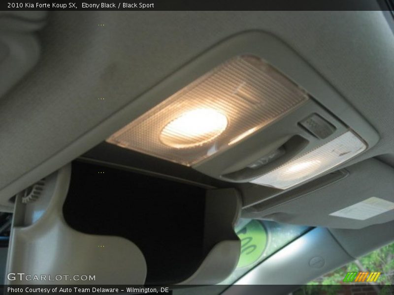 Ebony Black / Black Sport 2010 Kia Forte Koup SX