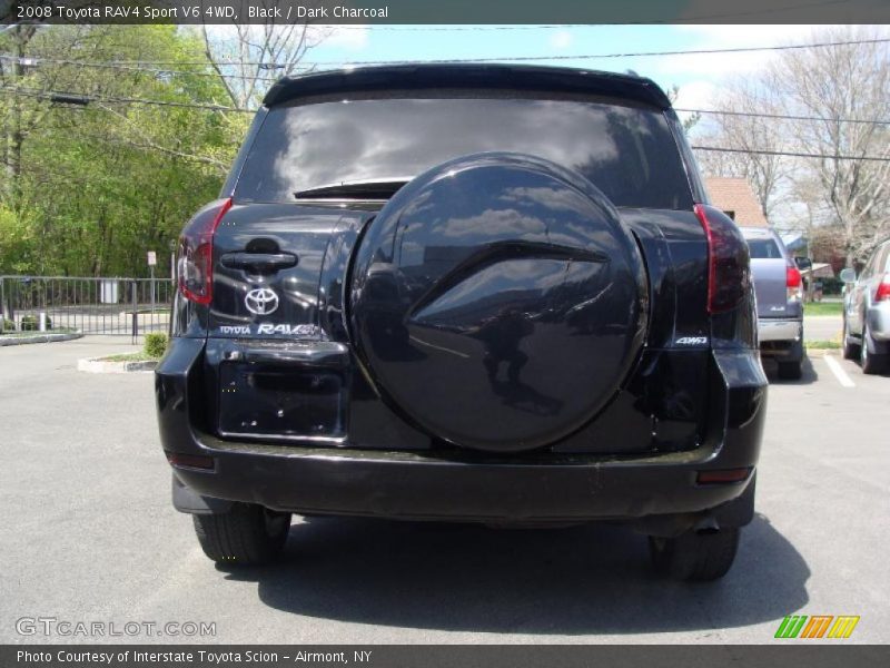 Black / Dark Charcoal 2008 Toyota RAV4 Sport V6 4WD