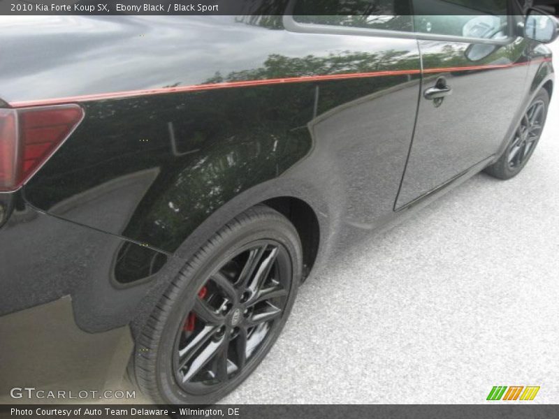 Ebony Black / Black Sport 2010 Kia Forte Koup SX