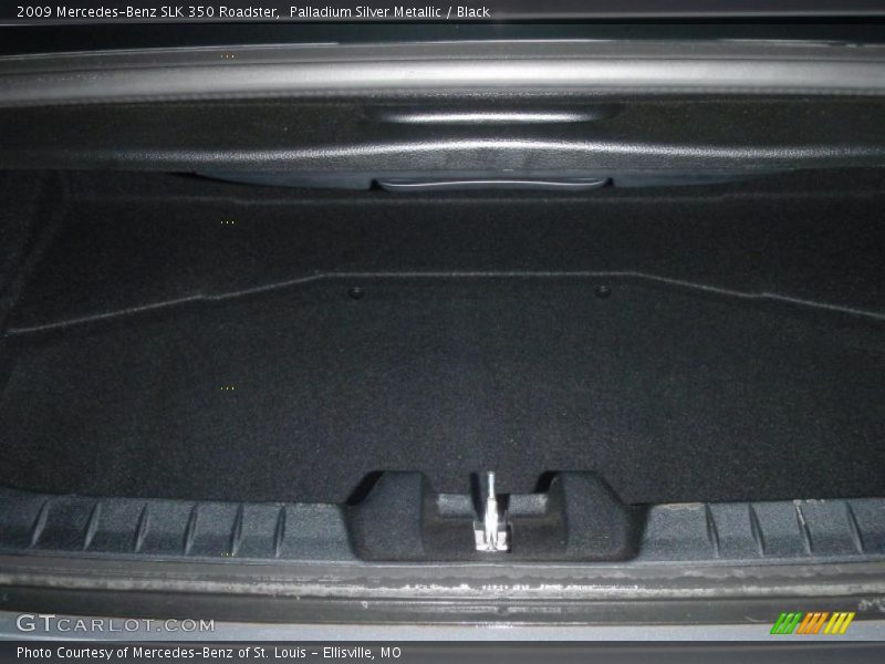 Palladium Silver Metallic / Black 2009 Mercedes-Benz SLK 350 Roadster