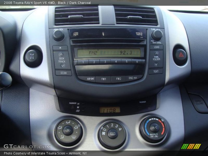 Black / Dark Charcoal 2008 Toyota RAV4 Sport V6 4WD