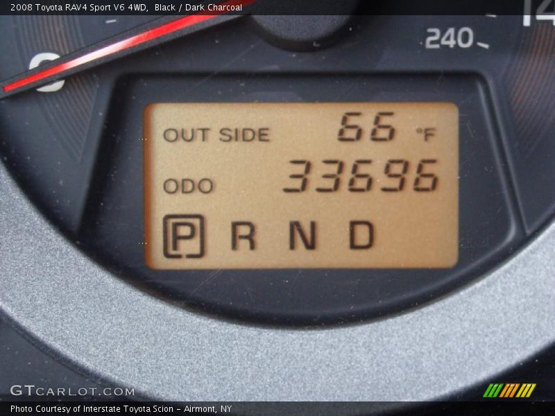 Black / Dark Charcoal 2008 Toyota RAV4 Sport V6 4WD