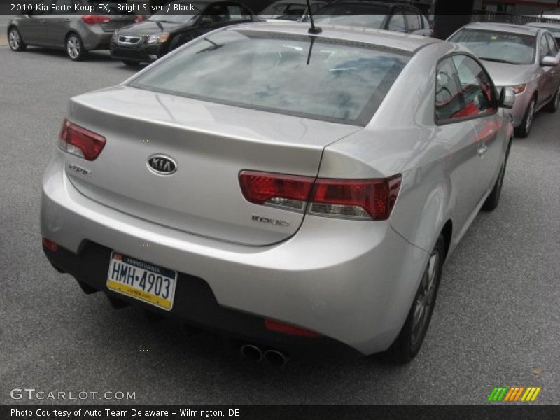 Bright Silver / Black 2010 Kia Forte Koup EX