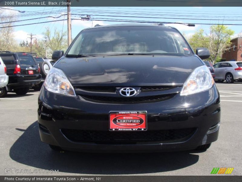 Black / Stone 2008 Toyota Sienna LE