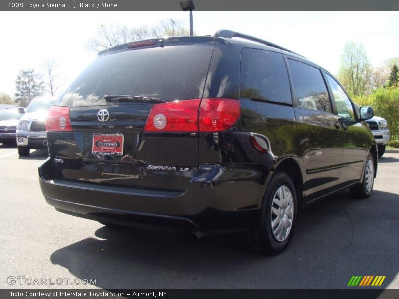 Black / Stone 2008 Toyota Sienna LE