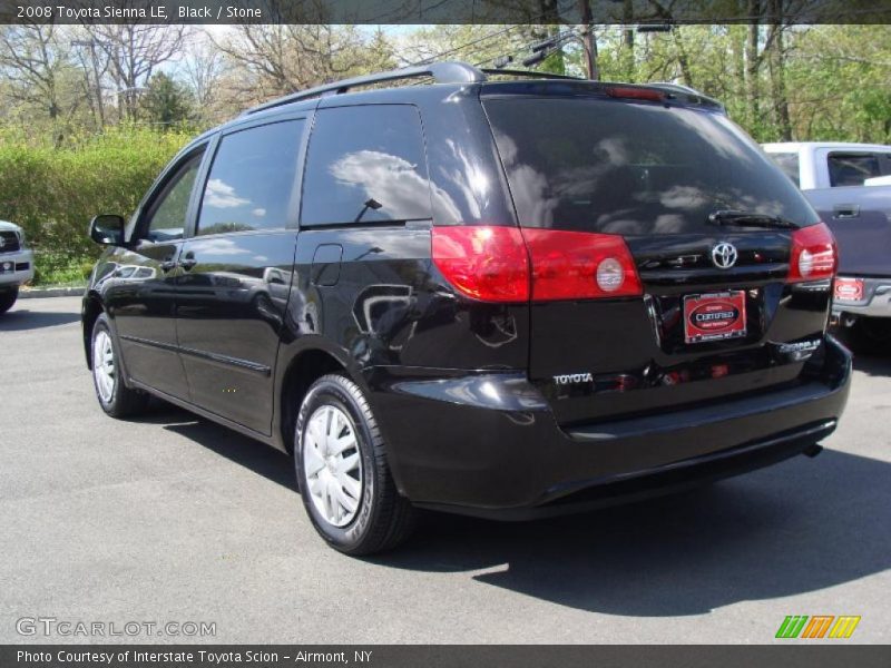 Black / Stone 2008 Toyota Sienna LE