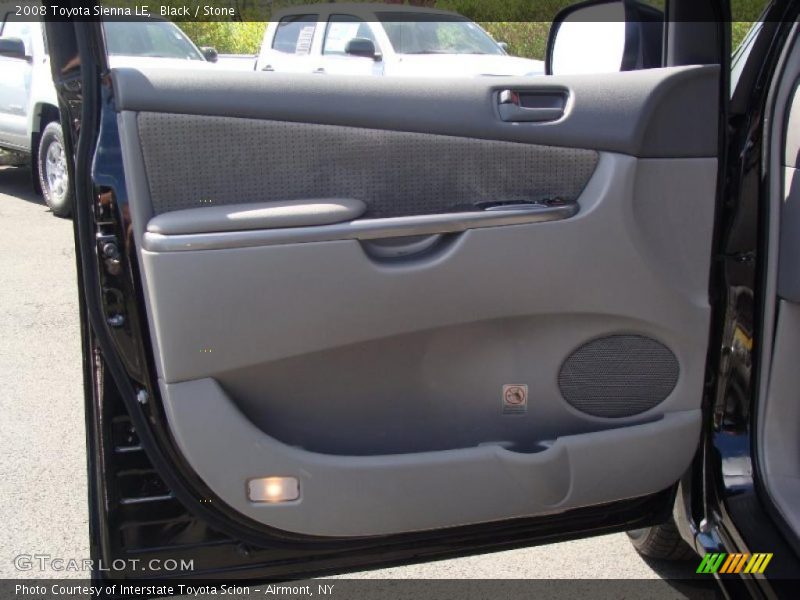 Black / Stone 2008 Toyota Sienna LE