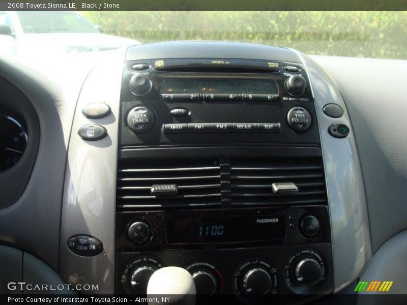 Black / Stone 2008 Toyota Sienna LE