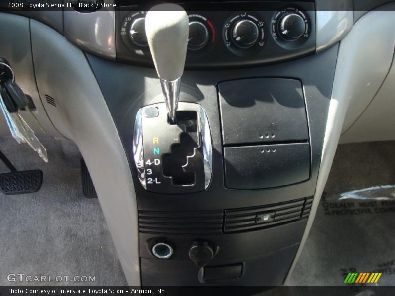 Black / Stone 2008 Toyota Sienna LE