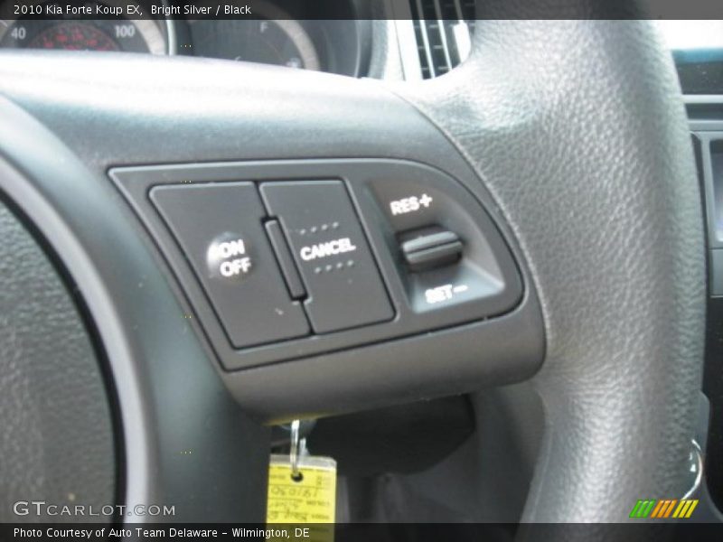 Bright Silver / Black 2010 Kia Forte Koup EX