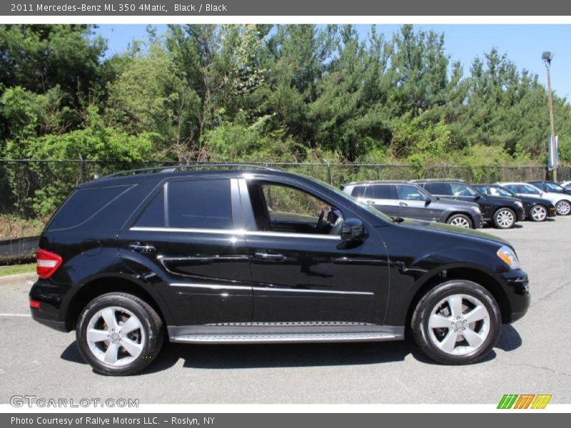 Black / Black 2011 Mercedes-Benz ML 350 4Matic