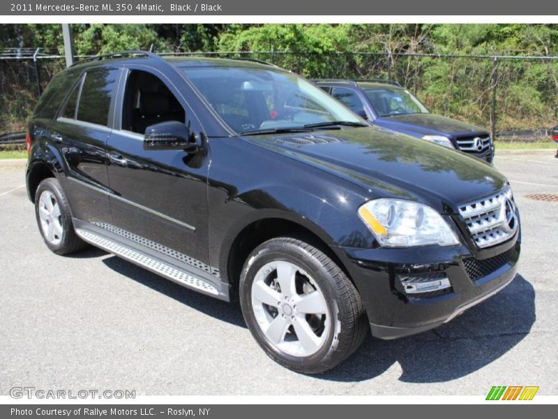 Black / Black 2011 Mercedes-Benz ML 350 4Matic