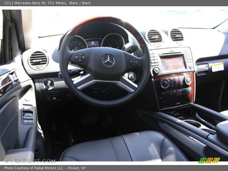 Black / Black 2011 Mercedes-Benz ML 350 4Matic