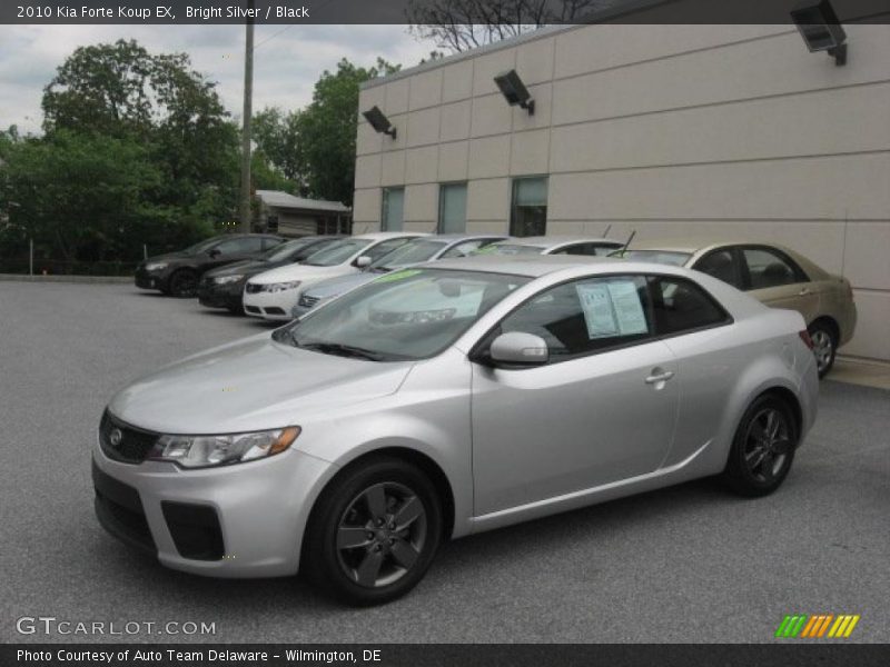 Bright Silver / Black 2010 Kia Forte Koup EX