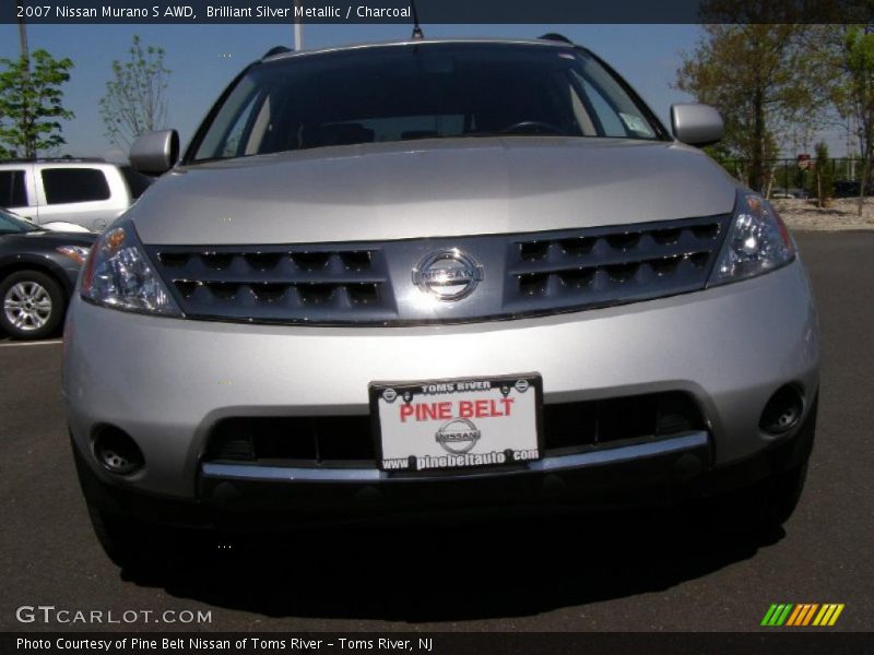 Brilliant Silver Metallic / Charcoal 2007 Nissan Murano S AWD