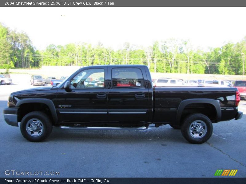 Black / Tan 2004 Chevrolet Silverado 2500HD LT Crew Cab