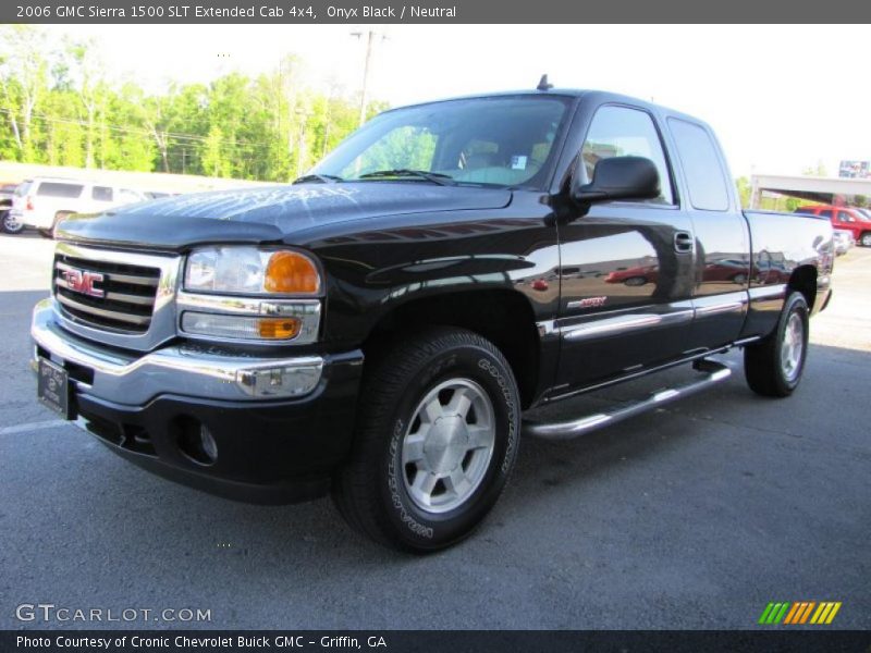 Onyx Black / Neutral 2006 GMC Sierra 1500 SLT Extended Cab 4x4