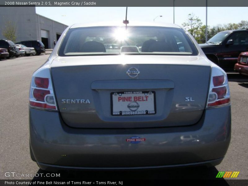 Magnetic Gray / Saddle 2008 Nissan Sentra 2.0 S