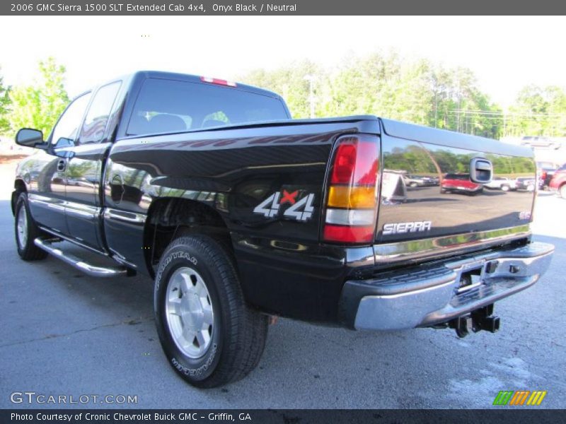 Onyx Black / Neutral 2006 GMC Sierra 1500 SLT Extended Cab 4x4