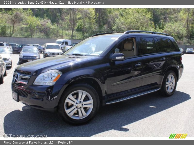 Capri Blue Metallic / Macadamia 2008 Mercedes-Benz GL 450 4Matic