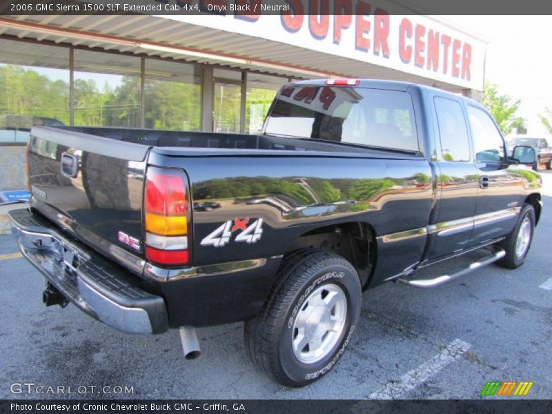 Onyx Black / Neutral 2006 GMC Sierra 1500 SLT Extended Cab 4x4