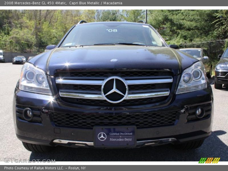 Capri Blue Metallic / Macadamia 2008 Mercedes-Benz GL 450 4Matic