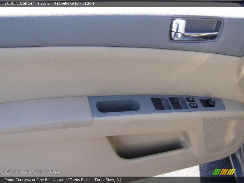 Magnetic Gray / Saddle 2008 Nissan Sentra 2.0 S