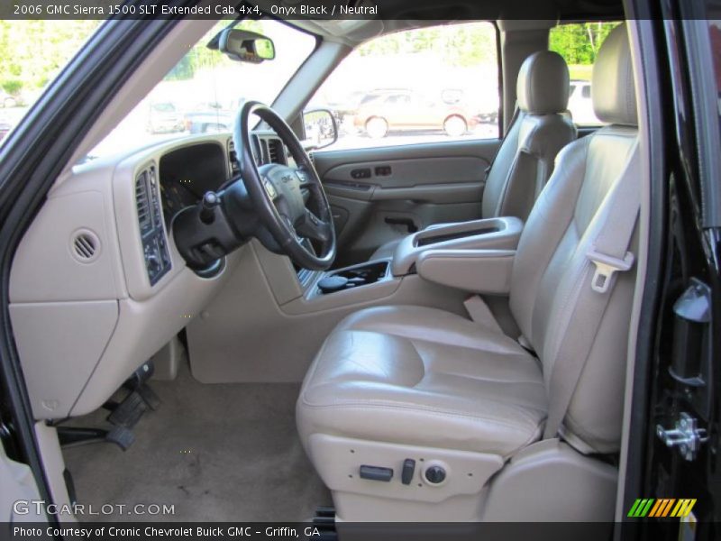  2006 Sierra 1500 SLT Extended Cab 4x4 Neutral Interior