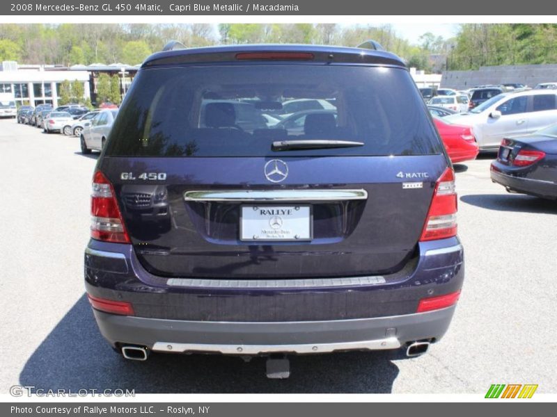 Capri Blue Metallic / Macadamia 2008 Mercedes-Benz GL 450 4Matic