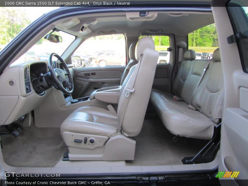  2006 Sierra 1500 SLT Extended Cab 4x4 Neutral Interior