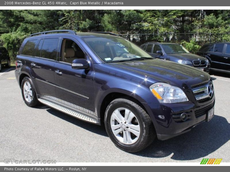 Capri Blue Metallic / Macadamia 2008 Mercedes-Benz GL 450 4Matic