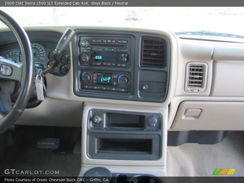 Onyx Black / Neutral 2006 GMC Sierra 1500 SLT Extended Cab 4x4