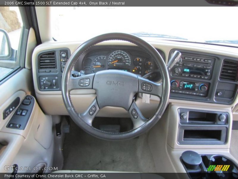 Onyx Black / Neutral 2006 GMC Sierra 1500 SLT Extended Cab 4x4