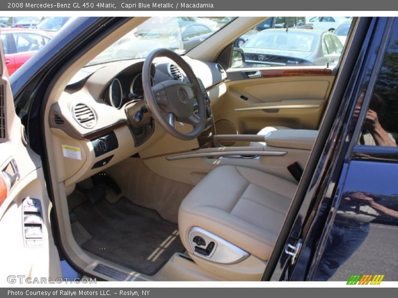 Capri Blue Metallic / Macadamia 2008 Mercedes-Benz GL 450 4Matic