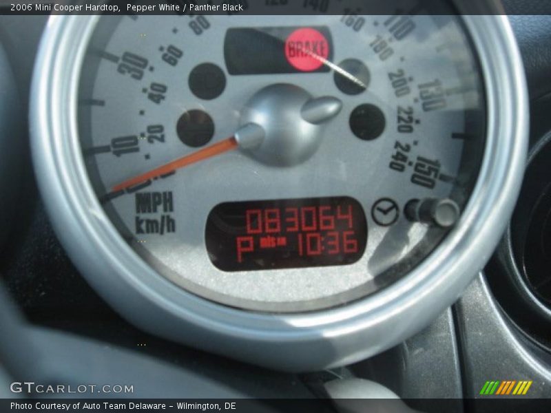 Pepper White / Panther Black 2006 Mini Cooper Hardtop