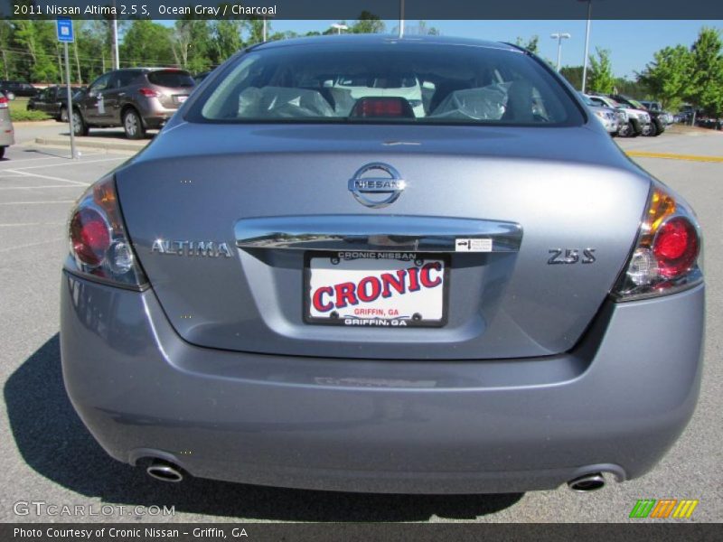 Ocean Gray / Charcoal 2011 Nissan Altima 2.5 S