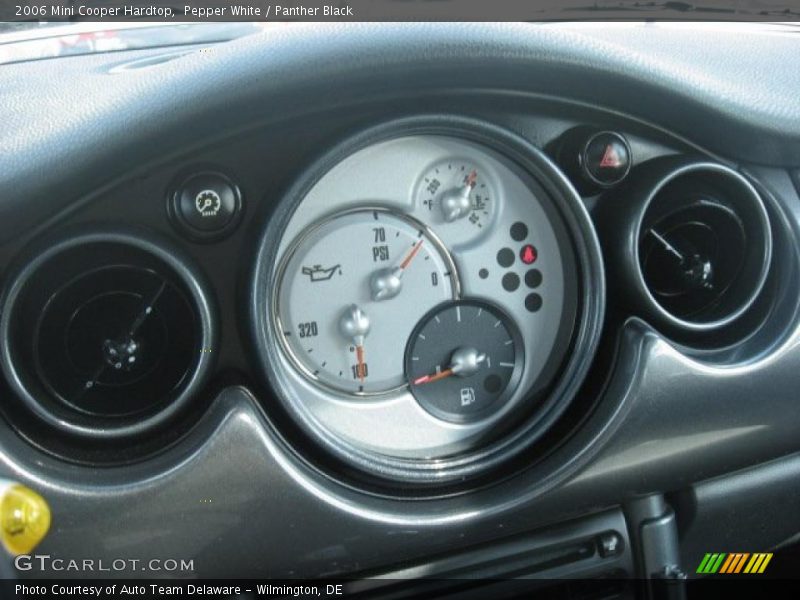 Pepper White / Panther Black 2006 Mini Cooper Hardtop
