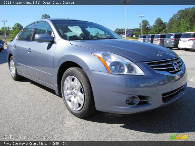 Ocean Gray / Charcoal 2011 Nissan Altima 2.5 S