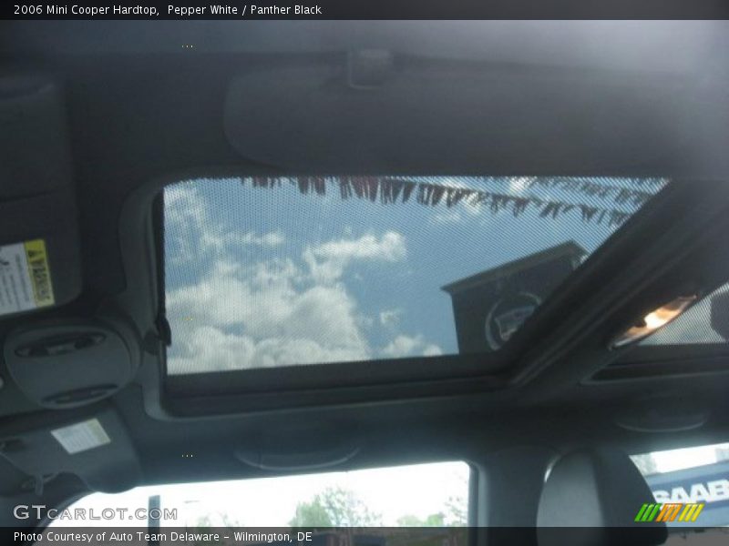 Pepper White / Panther Black 2006 Mini Cooper Hardtop