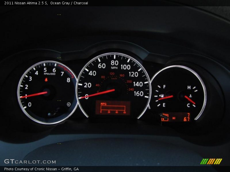 Ocean Gray / Charcoal 2011 Nissan Altima 2.5 S
