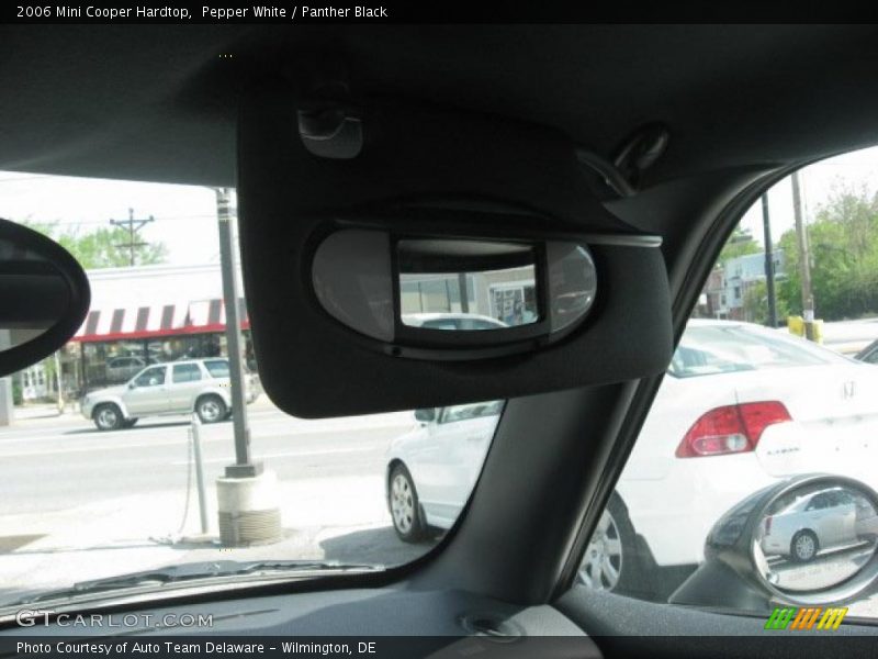 Pepper White / Panther Black 2006 Mini Cooper Hardtop