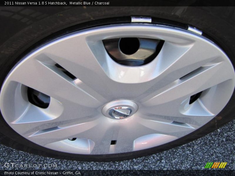 Metallic Blue / Charcoal 2011 Nissan Versa 1.8 S Hatchback