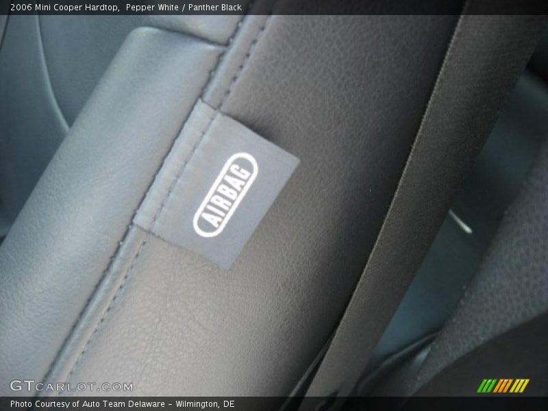 Pepper White / Panther Black 2006 Mini Cooper Hardtop