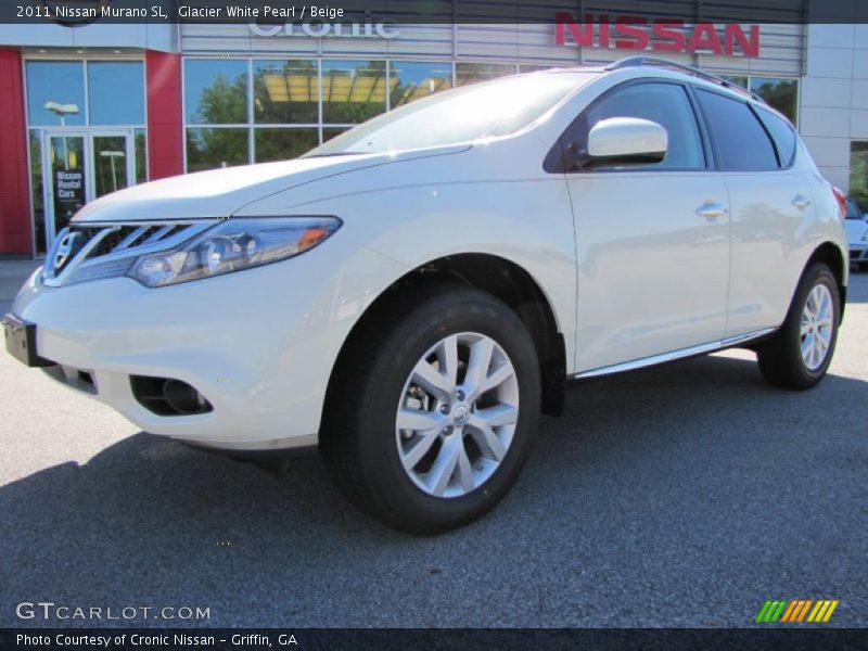 Glacier White Pearl / Beige 2011 Nissan Murano SL
