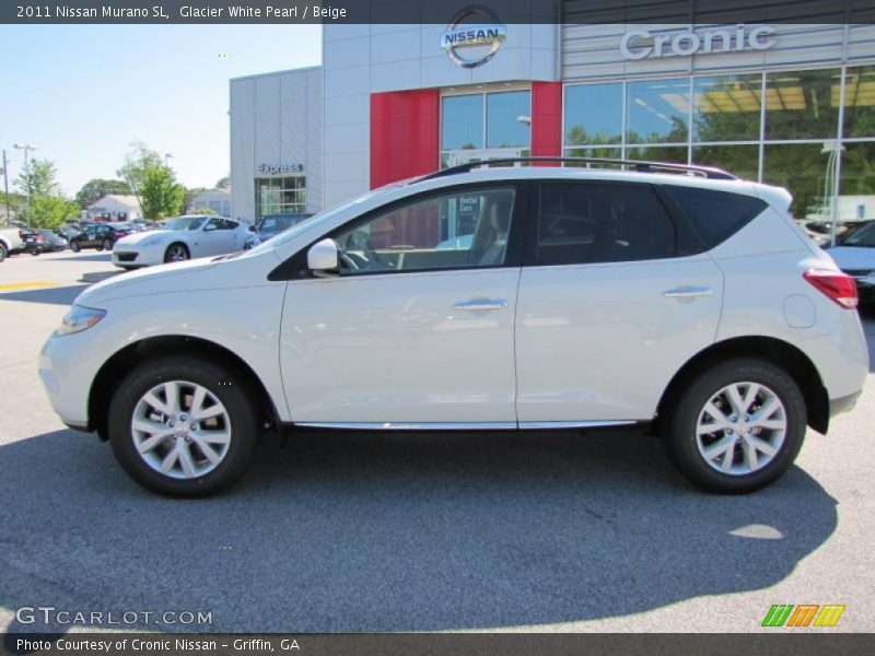Glacier White Pearl / Beige 2011 Nissan Murano SL
