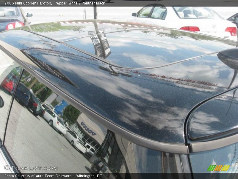 Pepper White / Panther Black 2006 Mini Cooper Hardtop