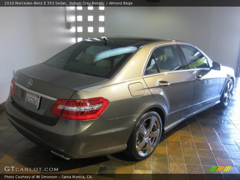 Indium Grey Metallic / Almond Beige 2010 Mercedes-Benz E 350 Sedan