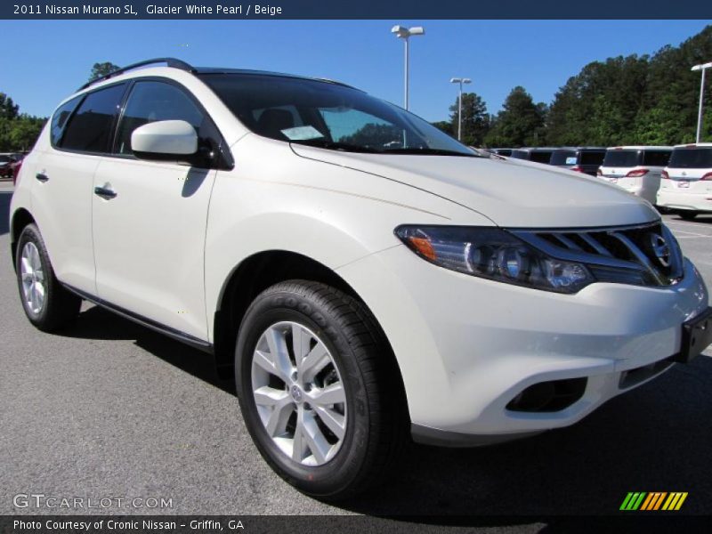 Glacier White Pearl / Beige 2011 Nissan Murano SL