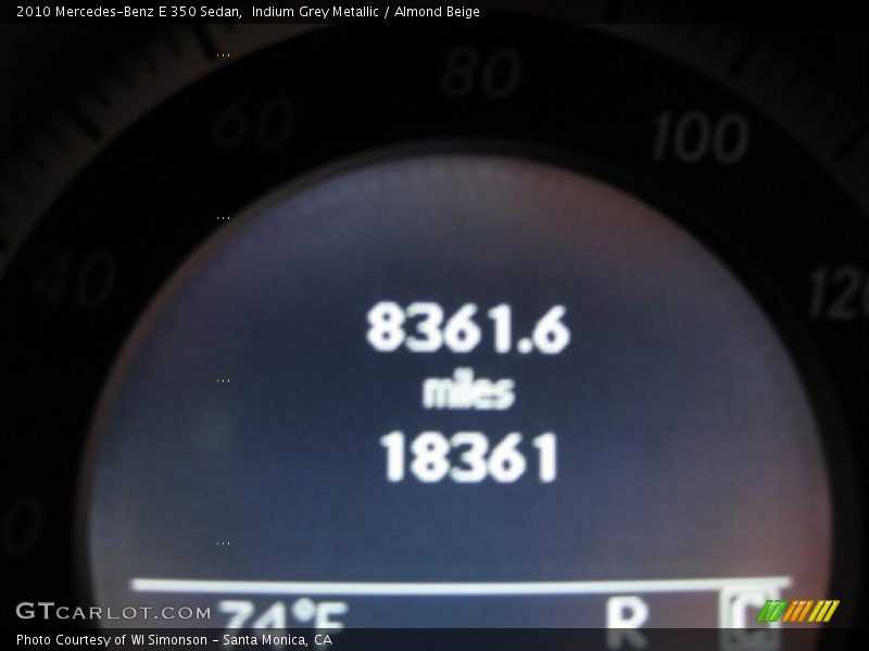Indium Grey Metallic / Almond Beige 2010 Mercedes-Benz E 350 Sedan